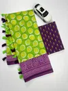 MG 570 Plain Linen Digital Printed Fancy Saree Wholesalers In Surat